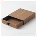 Luxury fancy paper wrapped custom cardboard jewelry packing box